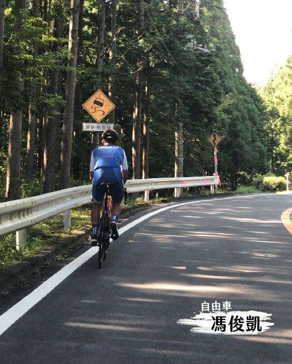 自由車選手馮俊凱。（體育署提供）