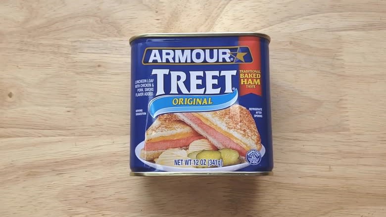 A can of Treet