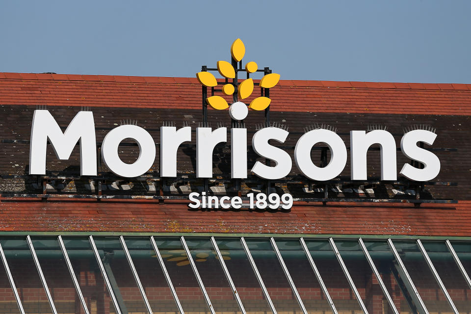 WEST KIRBY, UNITED KINGDOM - JUNE 24: A general view of a Morrisons supermarket on June 24, 2020 in West Kirby, United Kingdom. (Photo by Lewis Storey/Getty Images)