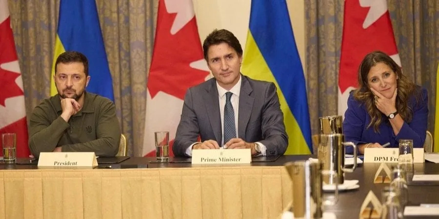 Zelenskyy and Trudeau discussed investments with Canadian business