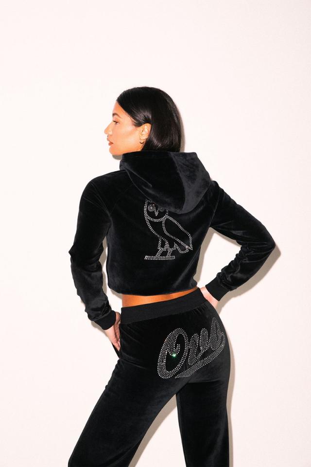 OVO Monogram Velour Track Jacket