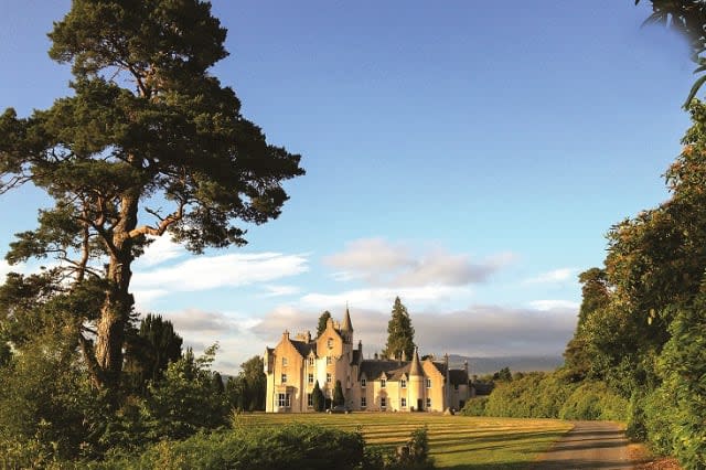 View of the Dall Estate castle