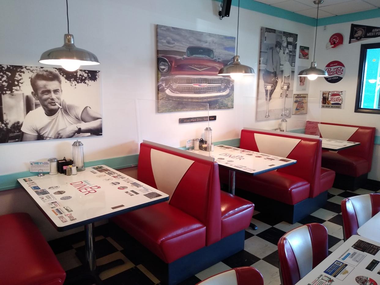 Johnny’s Diner in Hudson is a nostalgic tribute to the 1950s.
