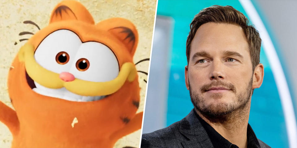 Chris Pratt voices Garfield in 