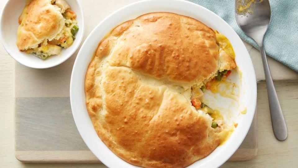 Impossibly Easy Chicken Pot Pie