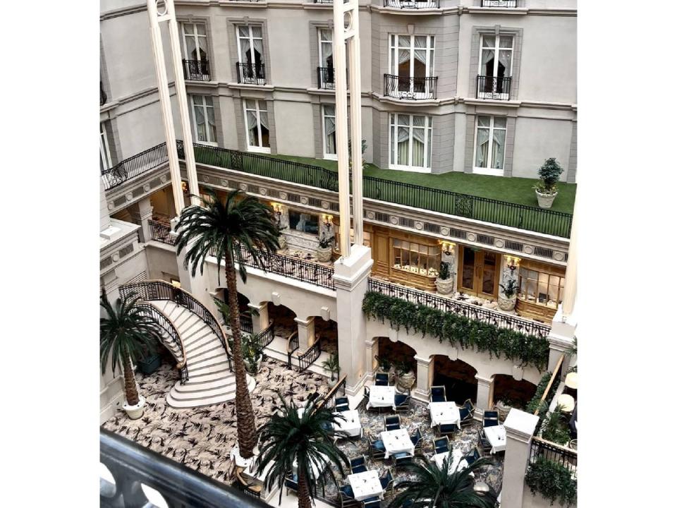 Rooms overlook the atrium and Winter Garden restaurant (Helen Wilson-Beevers)