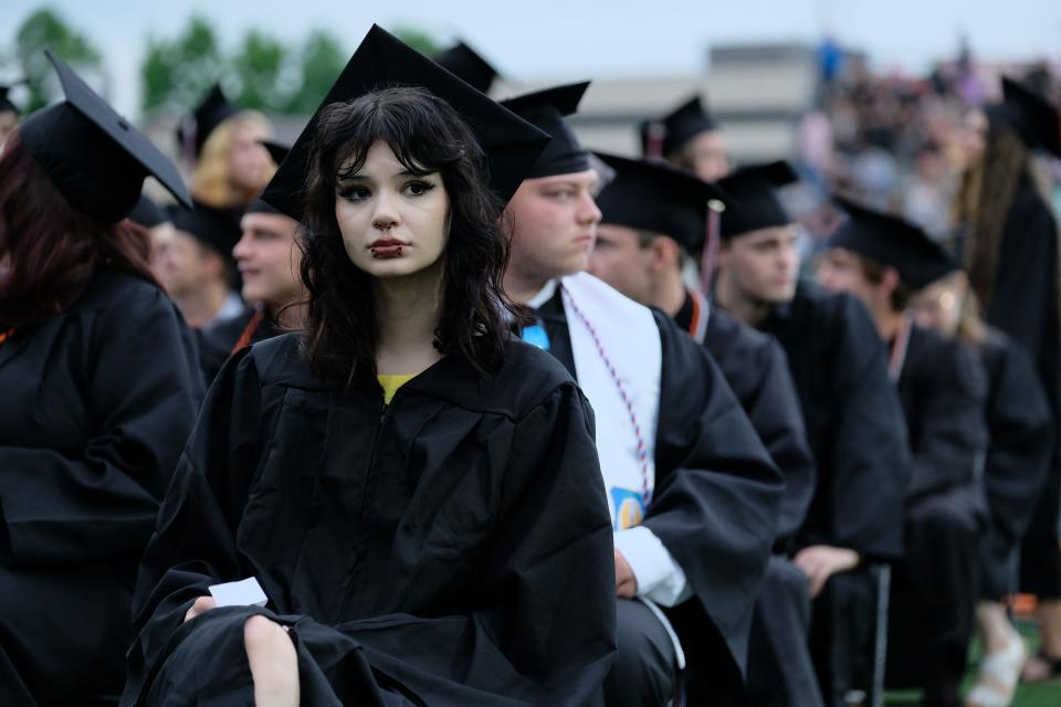 Scenes from Clinton High School's graduation ceremony, Friday, May 17, 2024.