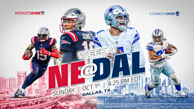Cowboys vs. Patriots TV schedule: Start time, TV channel, live