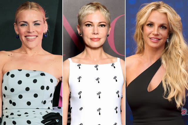 <p>KENA BETANCUR/AFP via Getty Images; Daniele Venturelli/Getty Images; Image Group LA/Disney Channel via Getty Images</p> Busy Philipps; Michelle Williams; Britney Spears