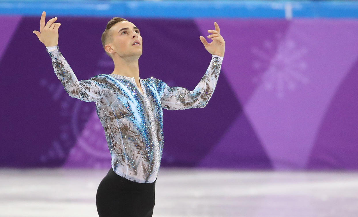 Adam Rippon has stayed busy with LGBTQ advocacy work and TV appearances since returning home from the 2018 Winter Olympics in&nbsp;Pyeongchang, South Korea.&nbsp; (Photo: Steve Russell / Getty Images)