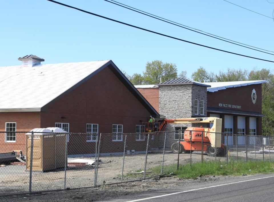 Construction underway at the New Paltz Fire Department and the East of Wallkill Emergency Operations Center in New Paltz on May 11, 2022.