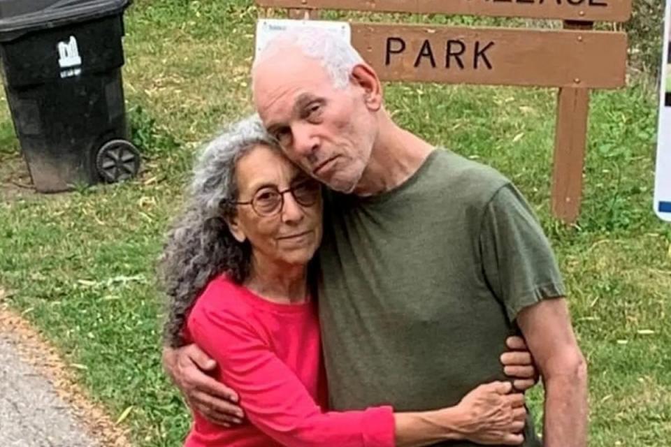 Judy Weinstein, 70, with husband Gadi Haggai who also died in the 7 October attacks (Supplied)