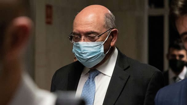 PHOTO: Trump Organization's former Chief Financial Officer Allen Weisselberg leaves the courtroom, Nov. 15, 2022, in New York. (Yuki Iwamura/Reuters)