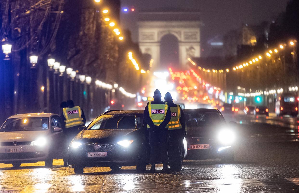 No dancing: Paris has been under a night-time curfew for several weeks (EPA)