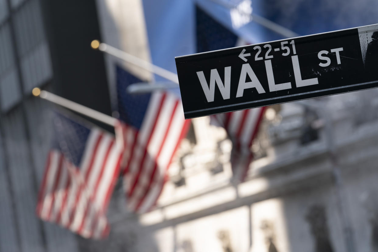 The Dow, which contains 30 stocks, The Dow has led stock market gains among the three major averages in the past month. (AP Photo/Mark Lennihan, file)