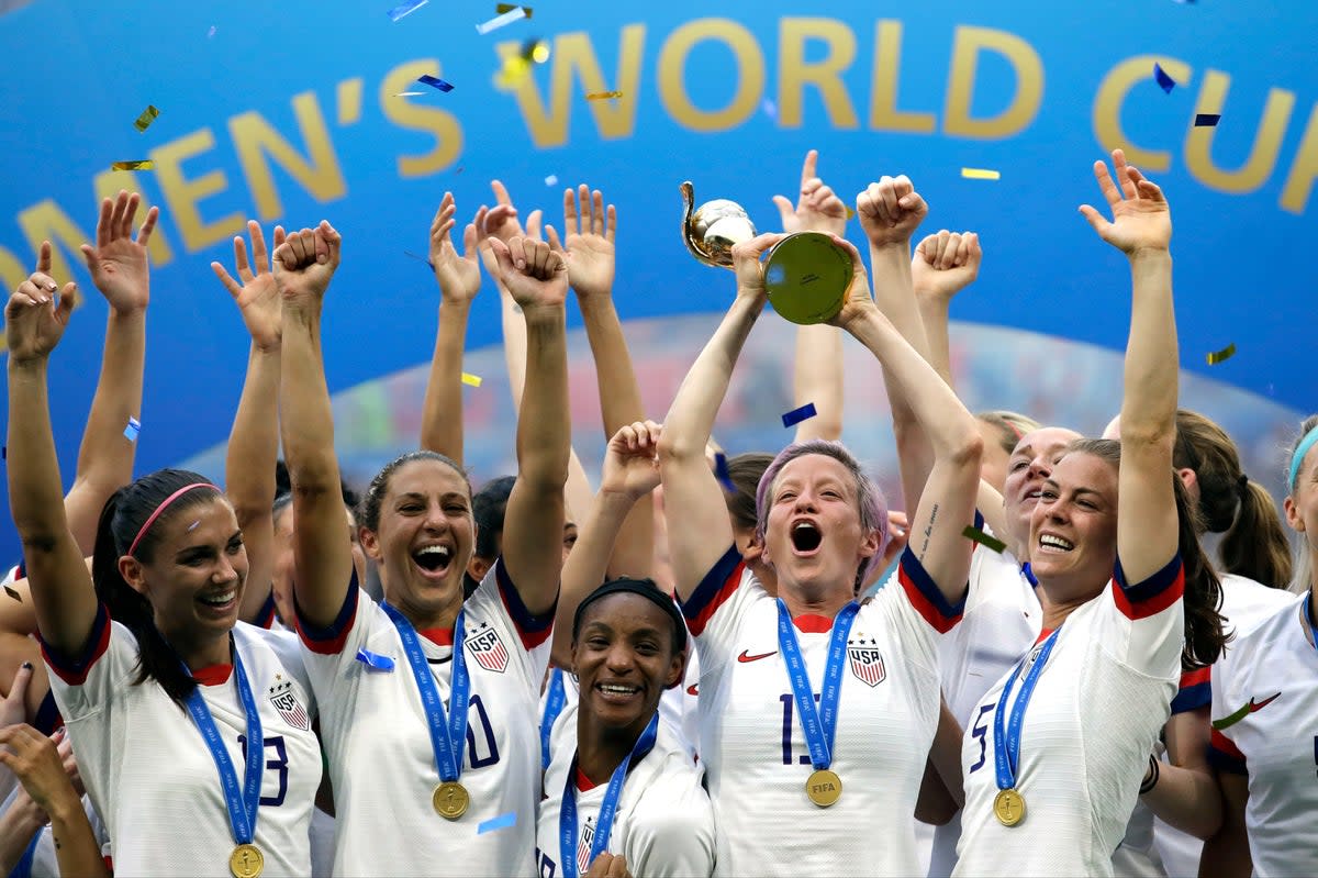 The Women’s World Cup final in 2019 (AP)