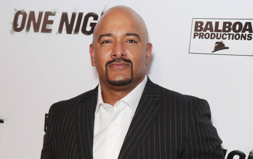 BEVERLY HILLS, CALIFORNIA – NOVEMBER 21: Jonathan Coachman attends Premiere Of “One Night: Joshua Vs. Ruiz” at Writers Guild Theater on November 21, 2019 in Beverly Hills, California. (Photo by Leon Bennett/Getty Images)