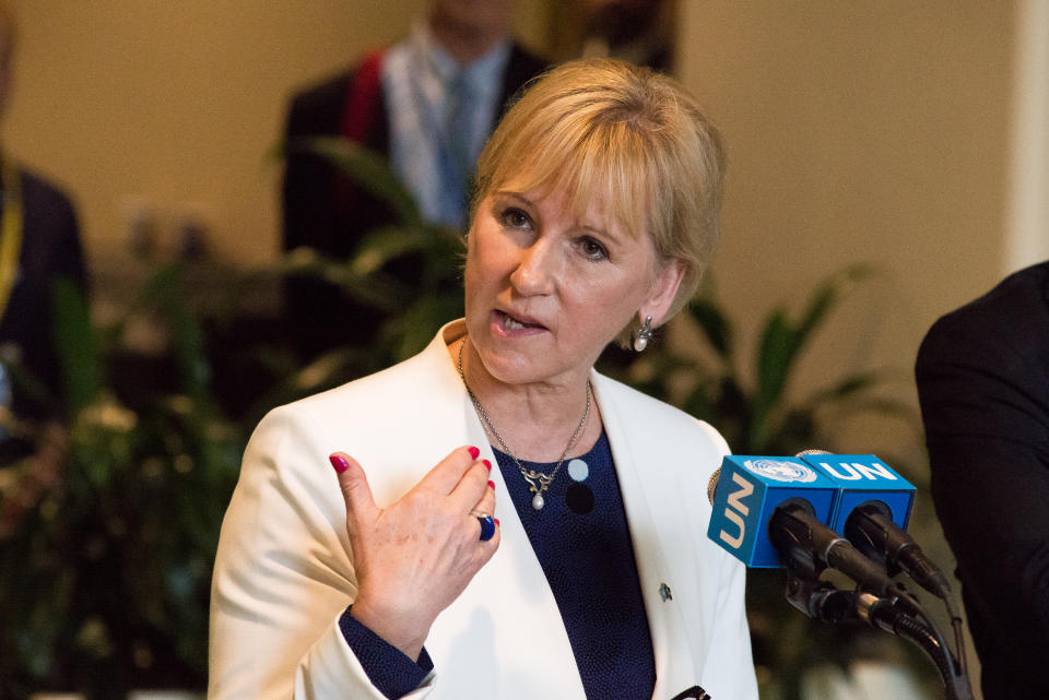 Die schwedische Außenministerin Margot Wallström beklagt Sexismus auf höchster Ebene in der Politik. (Bild: ddp Images)