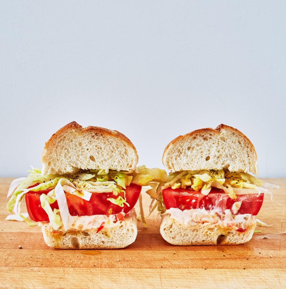 Heirloom tomatoes belong on a hoagie.