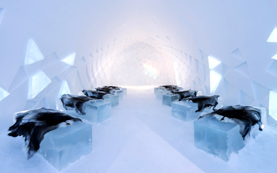 Ice Hotel in Jukkasjvri, Sweden