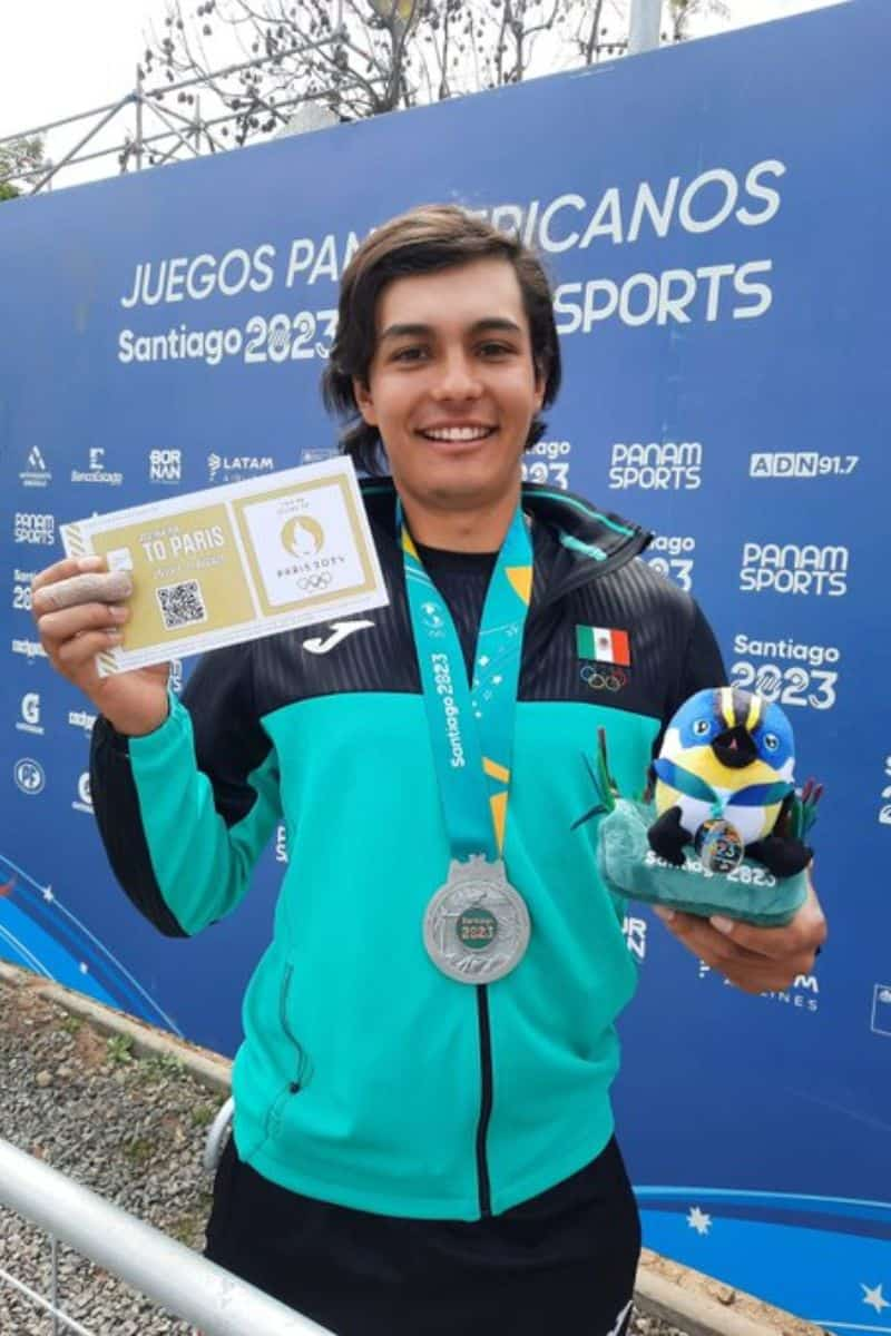 En su debut panamericano, Matías Grande logró medalla y pase a París 2024. Foto: Conade