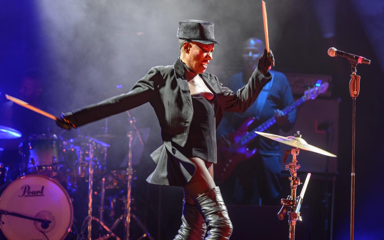 Thrashing cymbals: Grace Jones