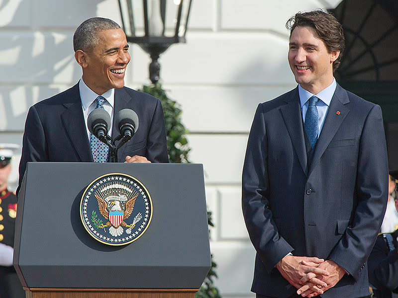 A Bromance Without Borders: President Obama and Canadian Prime Minister Justin Trudeau's Friendship in Photos| politics, Barack Obama, Michelle Obama