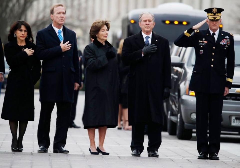 Sharon Bush Was Not Invited to George H.W. Bush's Washington D.C. Funeral