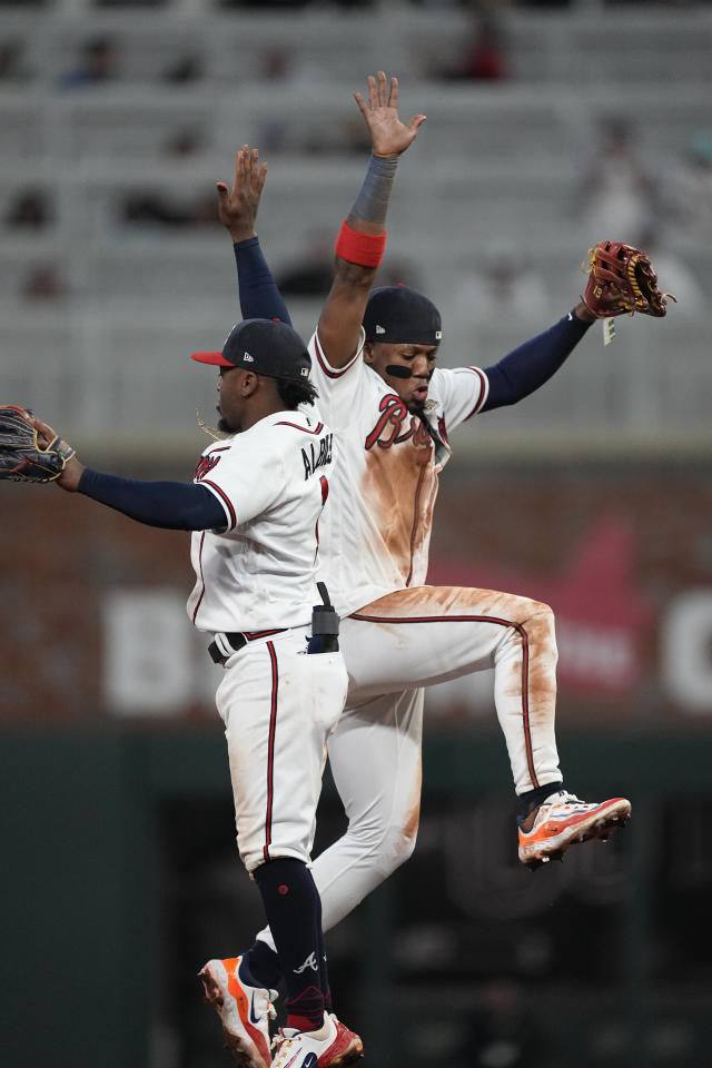 Morton goes 7 innings, Albies 2 HRs, Braves beat Marlins 7-4 - The San  Diego Union-Tribune