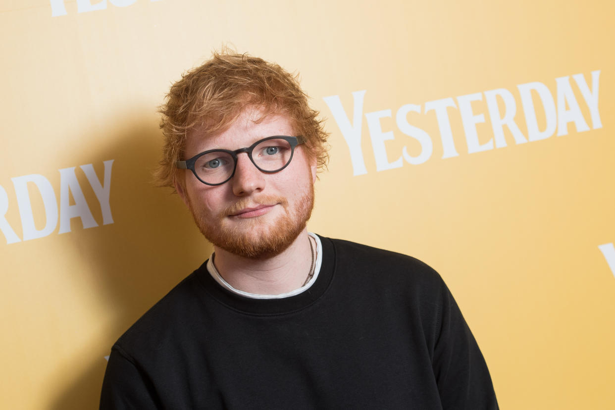 Ed Sheeran, photographed here in 2019, announced the birth on Instagram. (Getty Images)