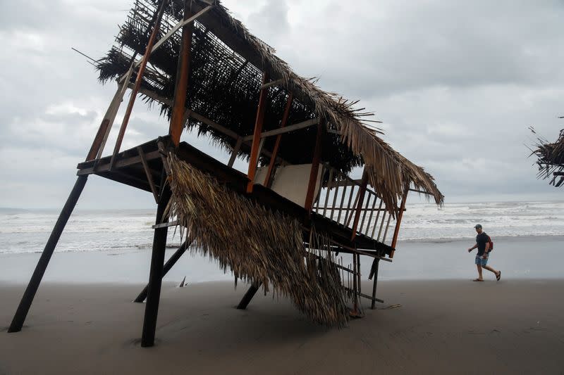 Hurricane Roslyn damage in Mexico