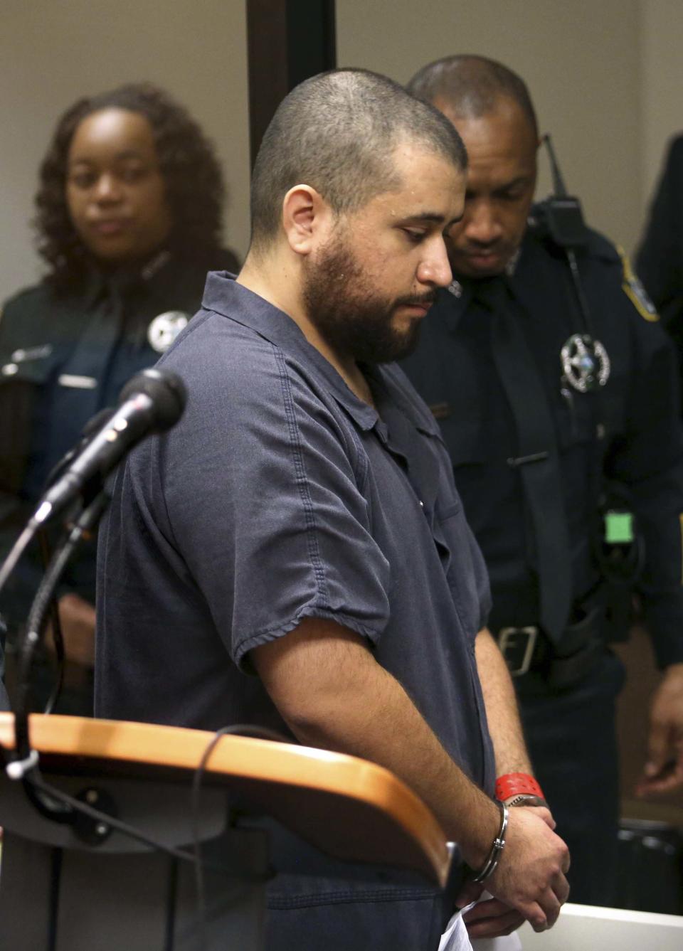 George Zimmerman attends a first-appearance hearing in Sanford, Florida