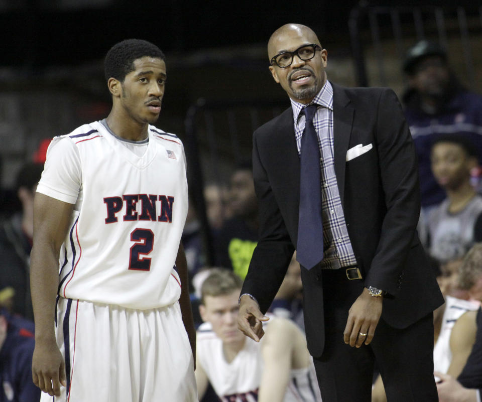 Jerome Allen, now an assistant with the Boston Celtics, was the head coach at Penn, his alma mater, from 2010-2015. (AP Photo/H. Rumph Jr.)