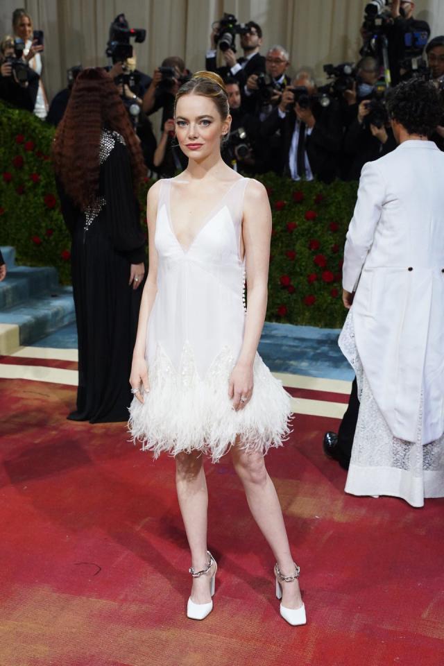 Emma Stone Re-Wears Wedding After-Party Dress at 2022 Met Gala