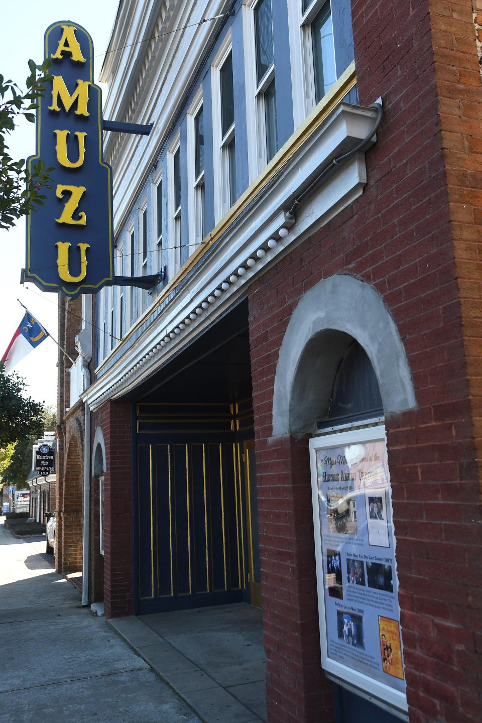 The historic Amuzu Theatre in Southport, 2022.