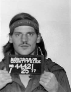 This handout image provided by the Montgomery County, Md., Police Department shows the Montgomery County Police mugshot of Lloyd Welch in 1977 after Welch was arrested for a residential burglary near Wheaton Plaza. Police in Maryland say Welch, a convicted sex offender currently imprisoned in Delaware, has emerged as a person of interest in the disappearance of the two young sisters, Sheila Lyon and Katherine Lyon in Maryland in 1975. (AP Photo/Montgomery County, Md., Police Department)