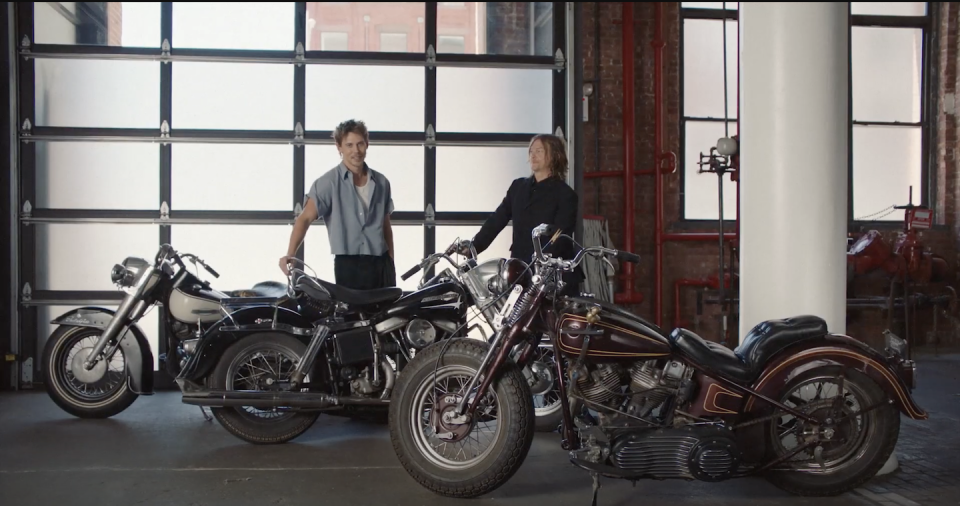 austin butler and norman reedus and motorcycles