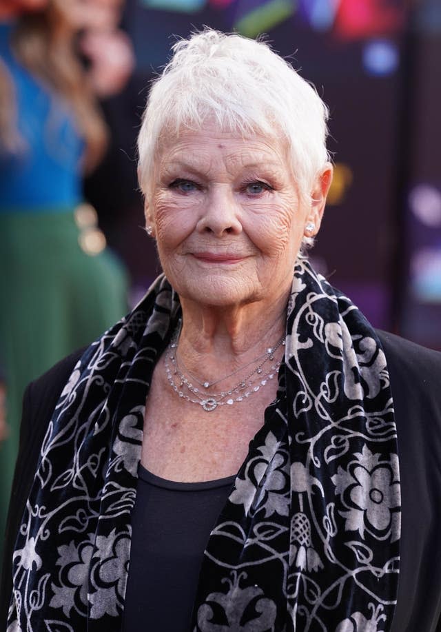 Dame Judi Dench arrives for the European premiere of the film Belfast