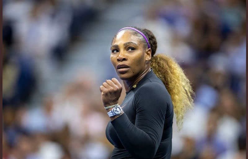 小威廉絲（Serena Williams）闖進伊斯特本女網女雙8強。（圖／翻攝自小威廉絲推特）