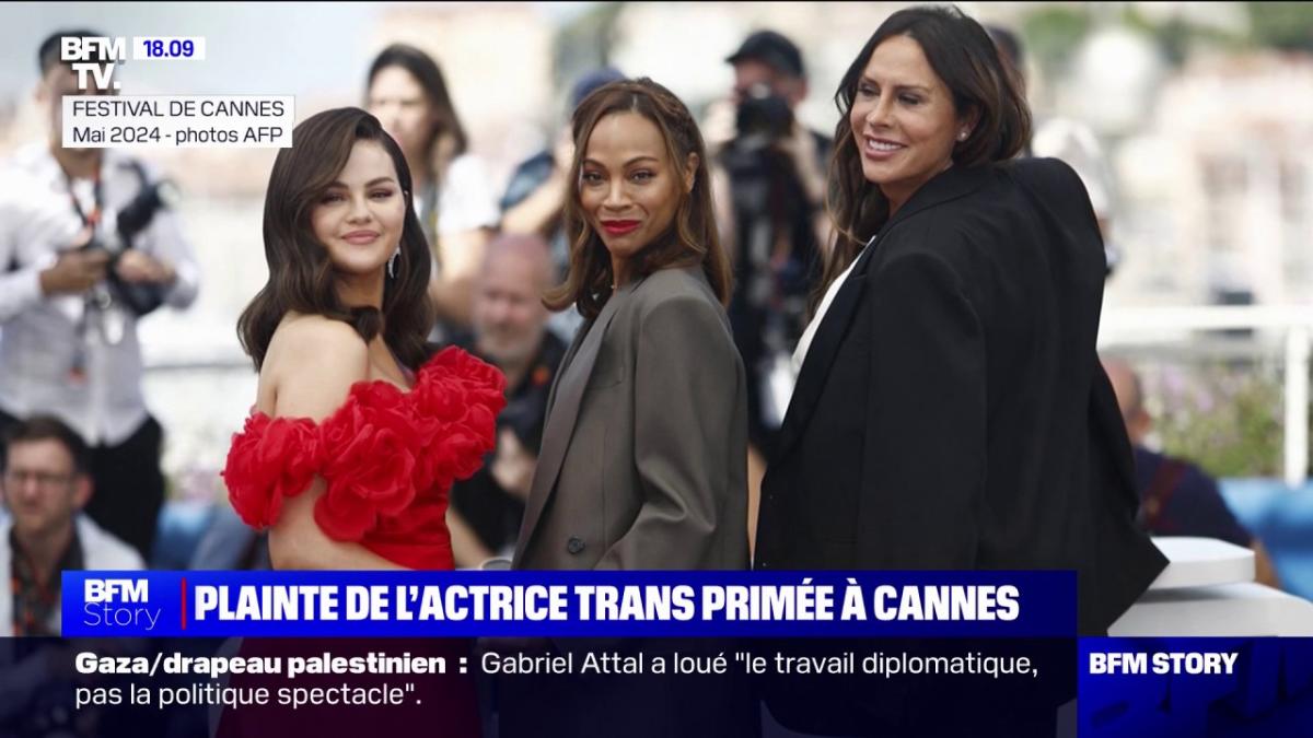 Voici Marion Maréchal Lactrice Karla Sofia Gascón Primée Au Festival De Cannes Porte 