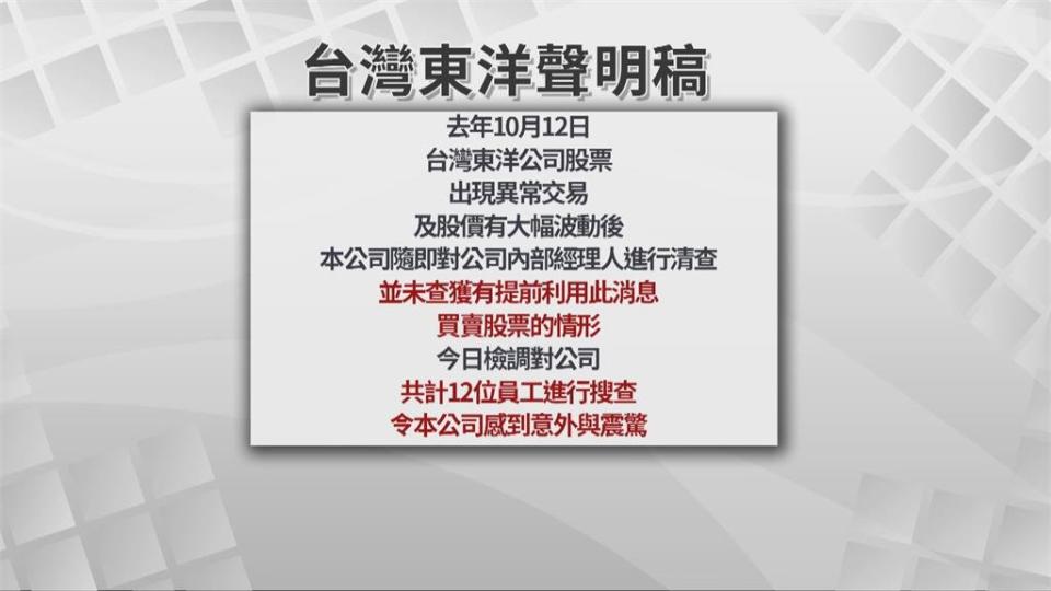 買BNT破局爆內線！東洋總座等26人遭約談