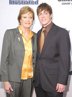 Pat and Tyler Summitt, seen here at the 2011 Sports Illustrated Sportsman of the Year award presentation, are going through the coach's Alzheimer's disease with the world watching