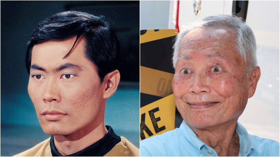 George Takei then and now