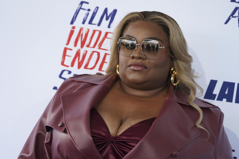 Da'Vine Joy Randolph arrives at the Film Independent Spirit Awards on Sunday, Feb. 25, 2024, in Santa Monica, Calif. (Photo by Jordan Strauss/Invision/AP)