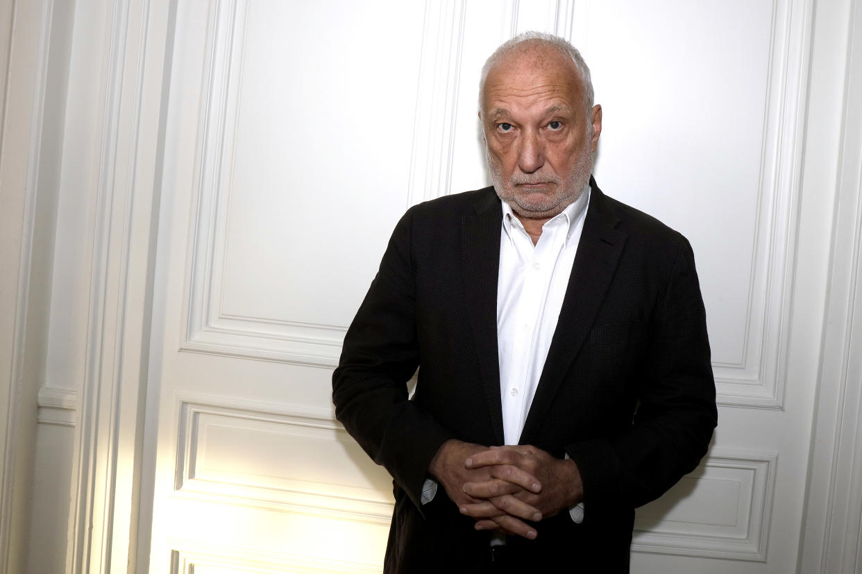 PARIS, FRANCE - 02/25/2021: Actor François Berléand ( François Berleand ) poses during a portrait session in Paris, France on 02/25/2021. (Photo by Eric Fougere/Corbis via Getty Images)