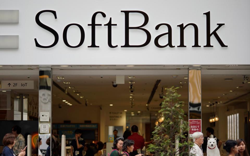 SoftBank made a quarterly net profit of 231bn yen (£1.2bn)