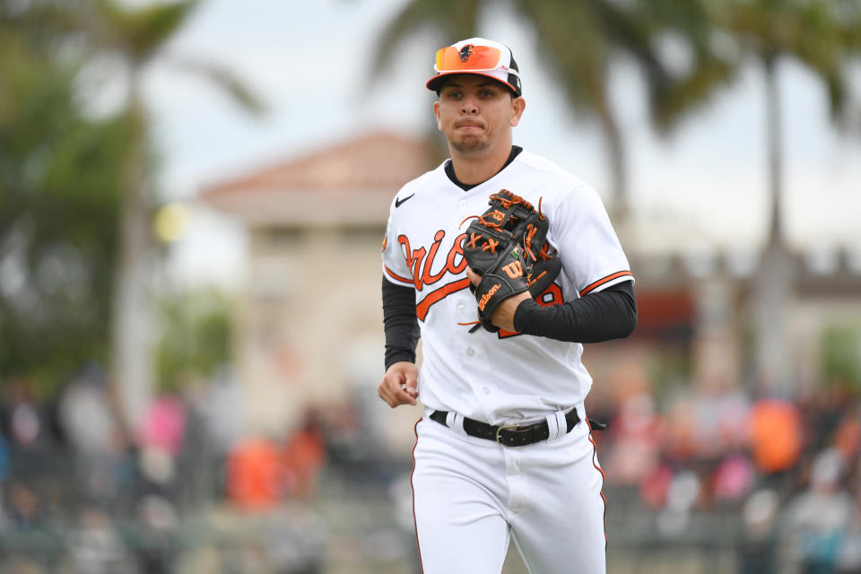 巴爾的摩金鶯Ramón Urías。（MLB Photo by George Kubas/Diamond Images via Getty Images）