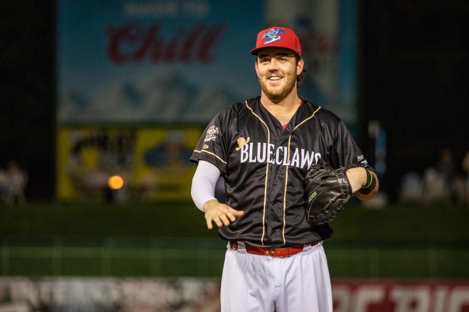 Lakewood BlueClaws first baseman Rixon Wingrove won a championship in his native Australia during the offseason.