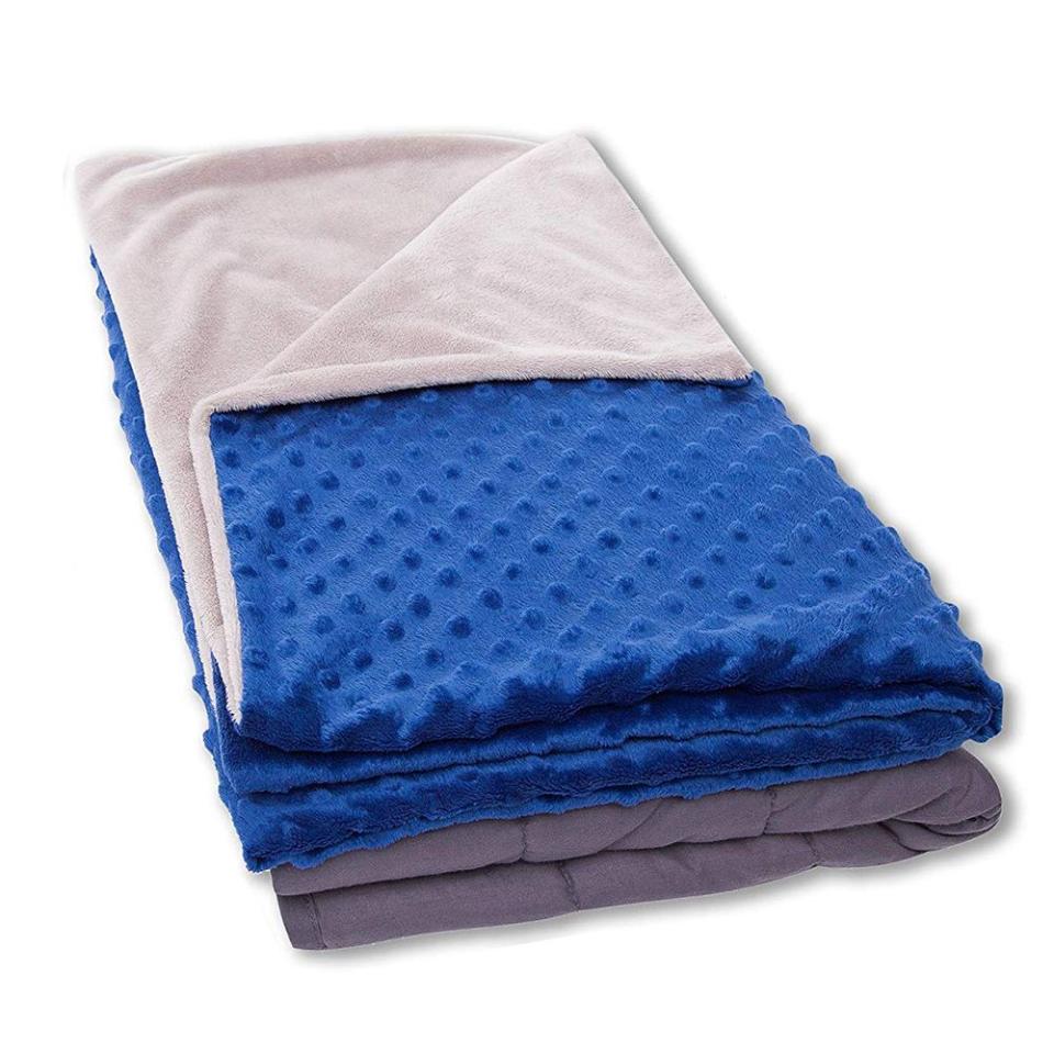 6) Hazli Calming Weighted Blanket for Kids, 7 Pounds