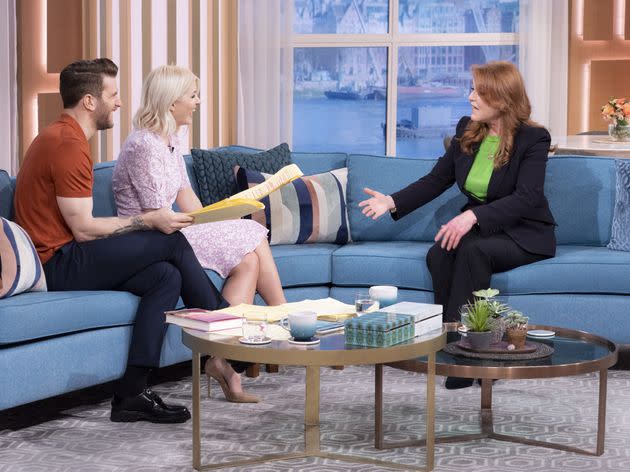 Sarah Ferguson was interviewed on This Morning by Joel Dommett and Holly Willoughby back in March